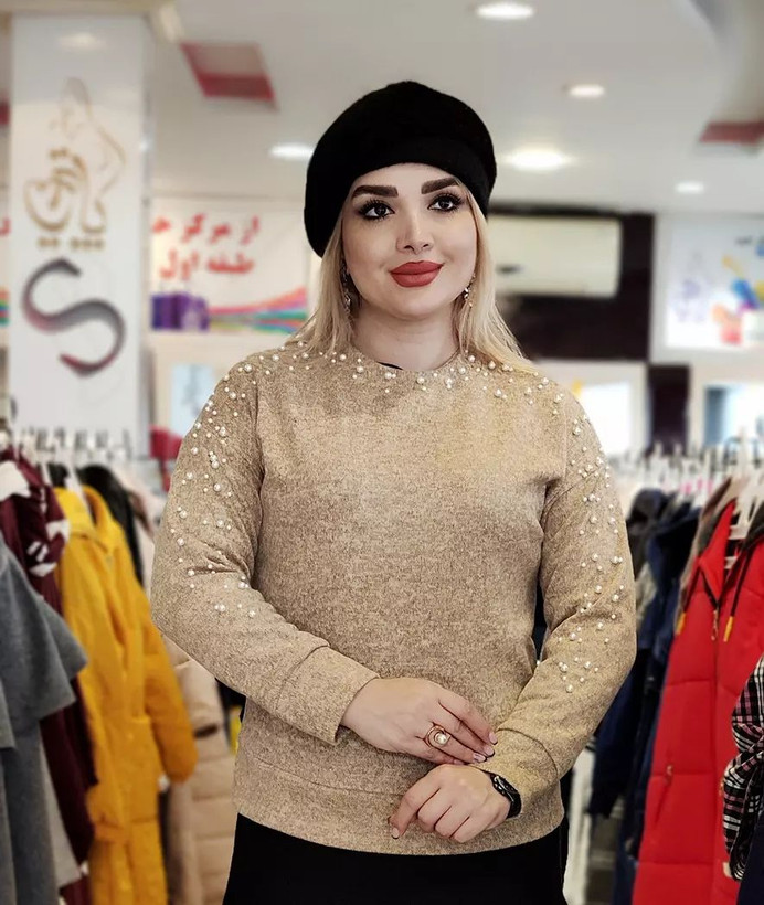 بلوز آنغوره مرواریدی