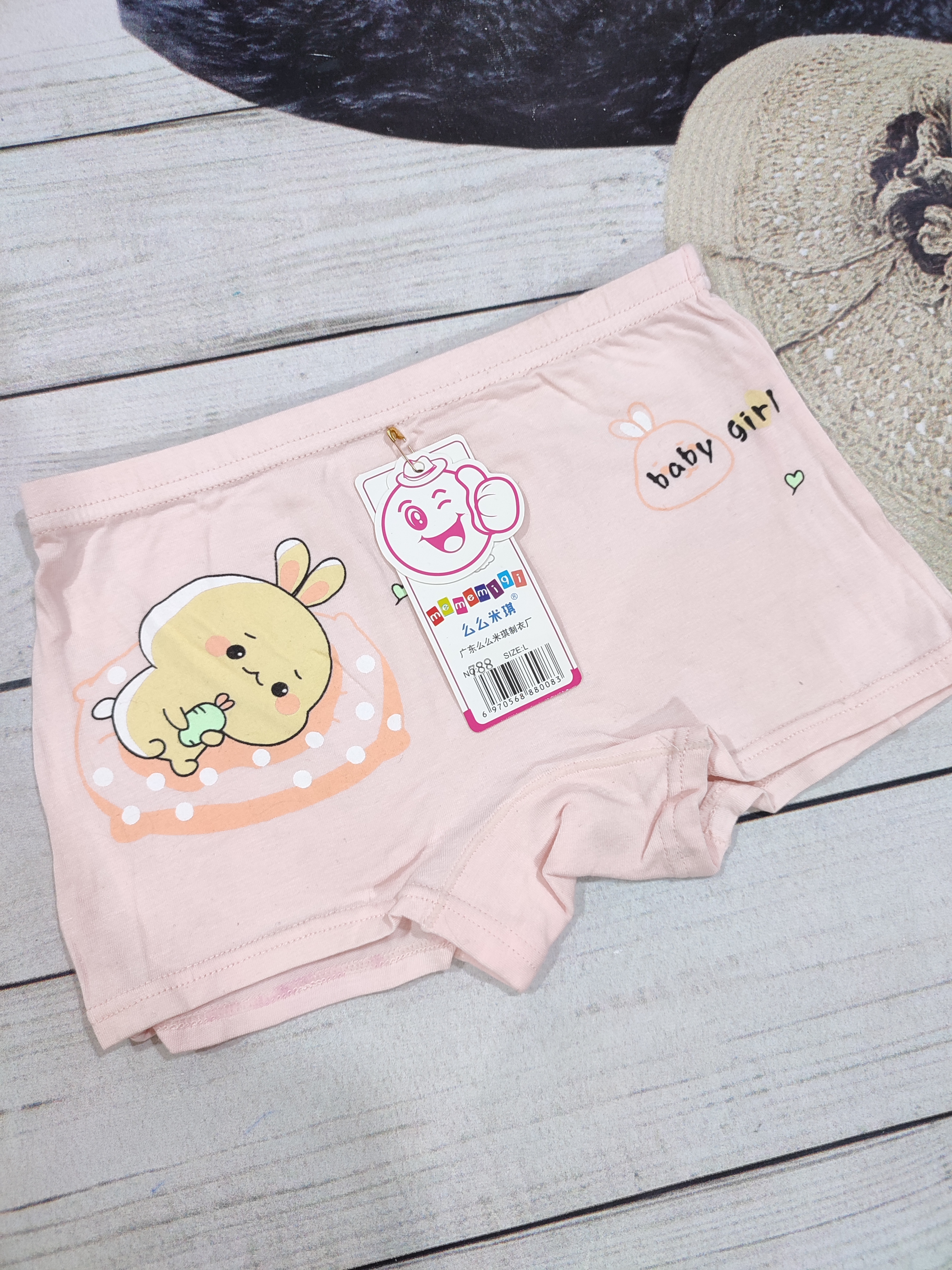 شورت دخترانه وارداتی طرح خرگوش baby girl
